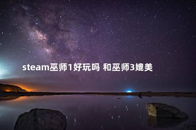 steam巫师1好玩吗 和巫师3媲美的单机游戏